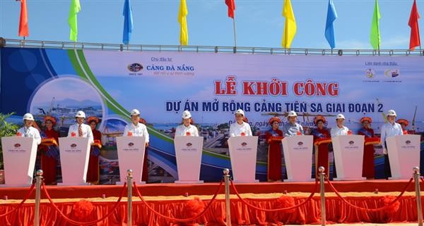 Da Nang: Spatentich des Ausbauprojekts des Hafens Tien Sa - ảnh 1